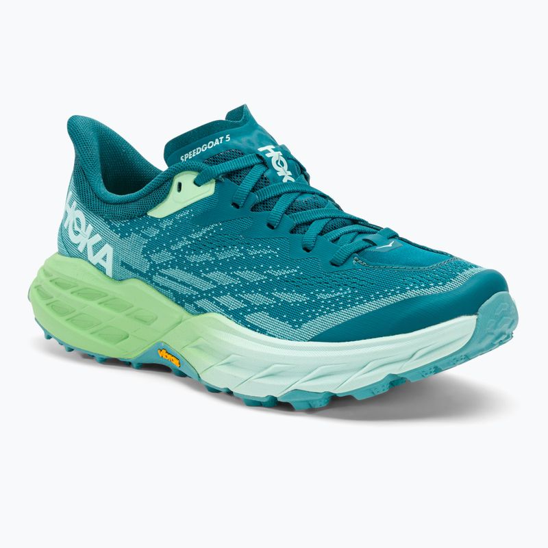 Жіночі бігові кросівки HOKA Speedgoat 5 deep lagoon/океанський туман