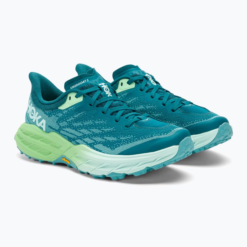 Жіночі бігові кросівки HOKA Speedgoat 5 deep lagoon/океанський туман 4