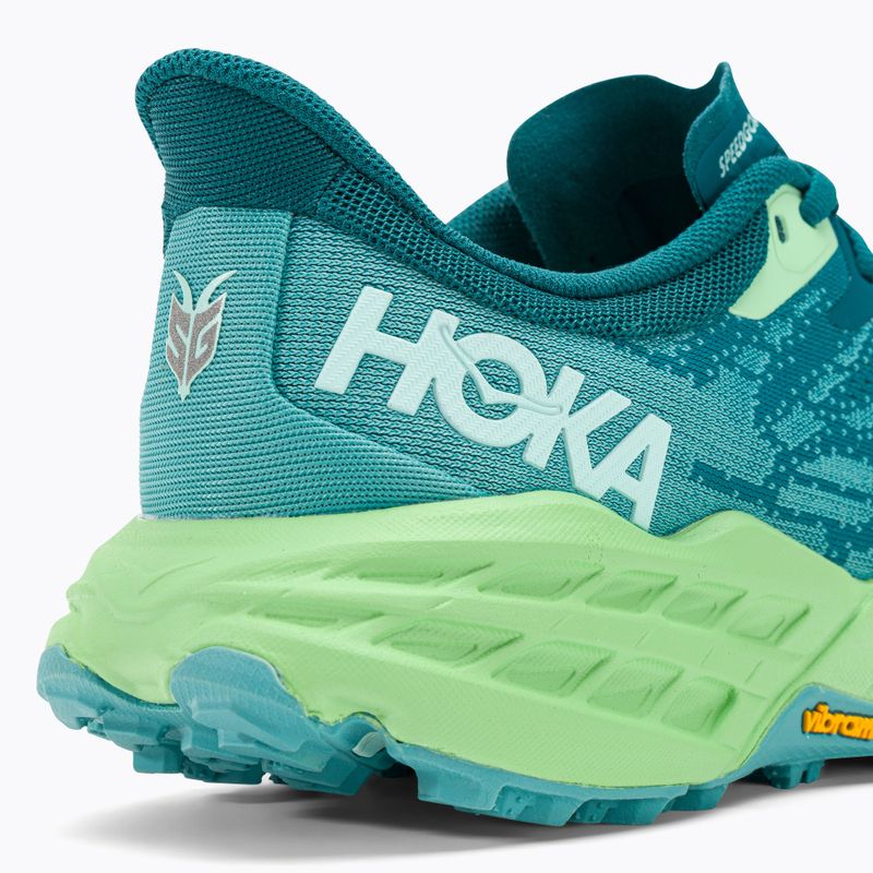 Жіночі бігові кросівки HOKA Speedgoat 5 deep lagoon/океанський туман 9