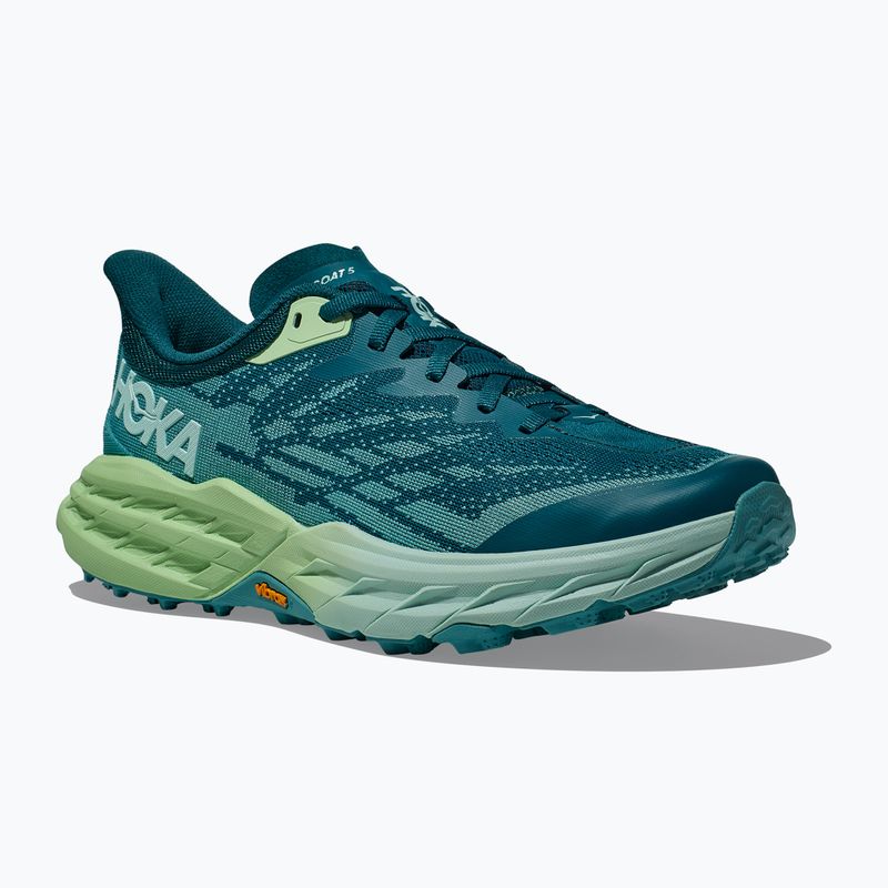 Жіночі бігові кросівки HOKA Speedgoat 5 deep lagoon/океанський туман 11