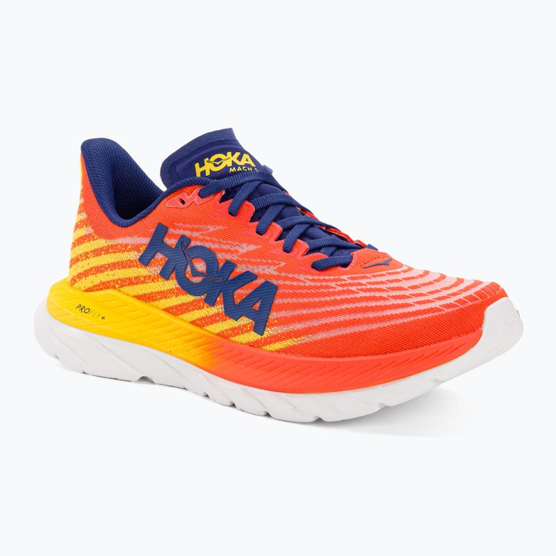 Чоловічі бігові кросівки HOKA Mach 5 полум'я/кульбаба