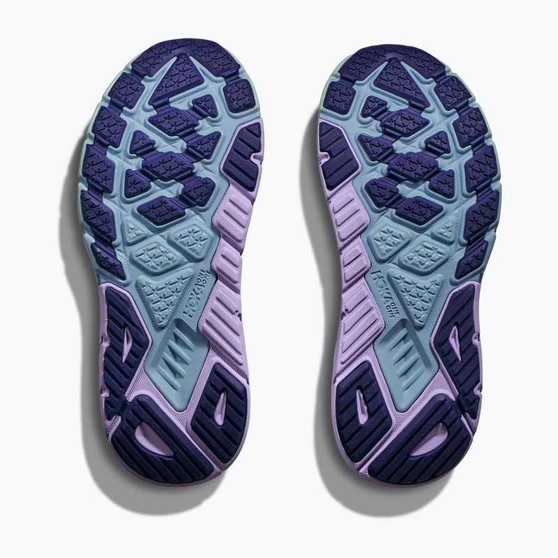Жіночі бігові кросівки HOKA Arahi 6 sunlit ocean/бузковий туман 15