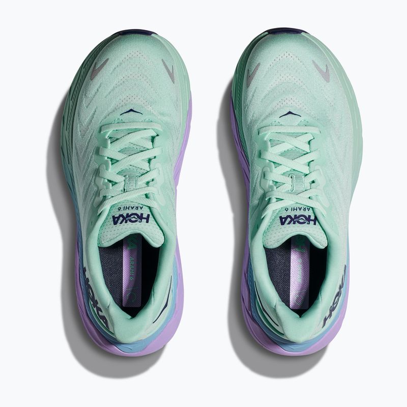 Жіночі бігові кросівки HOKA Arahi 6 sunlit ocean/бузковий туман 16