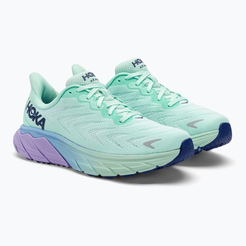 Жіночі бігові кросівки HOKA Arahi 6 sunlit ocean/бузковий туман 4