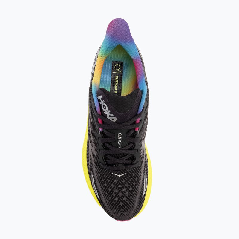 Чоловічі бігові кросівки HOKA Clifton 9 чорні/всі на борту 6