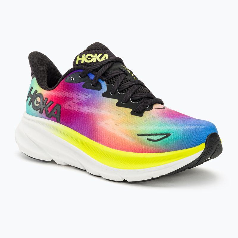 Черевики для бігу жіночі HOKA Clifton 9 black/multi
