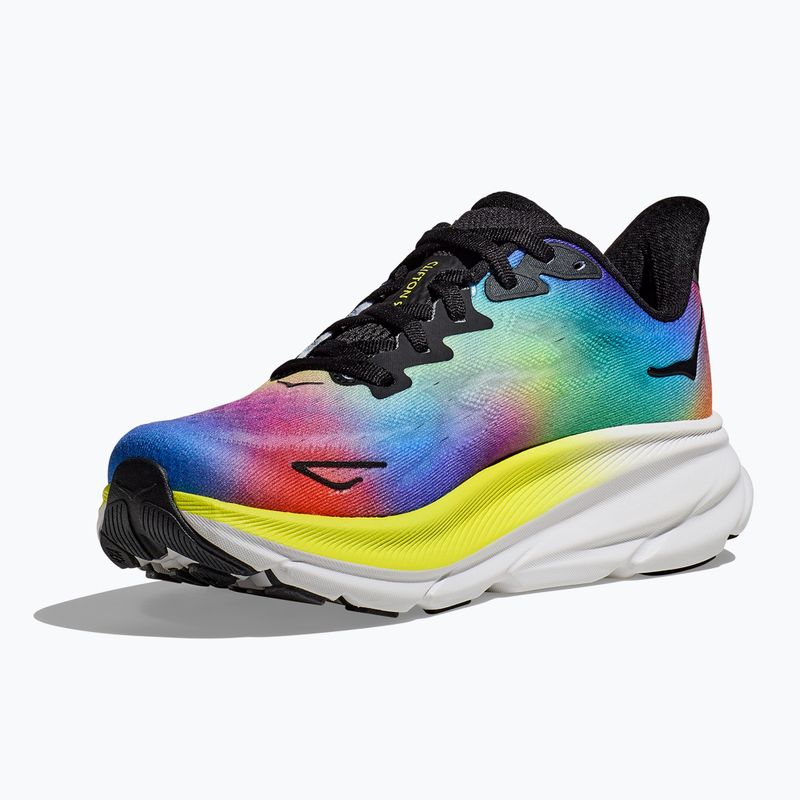 Черевики для бігу жіночі HOKA Clifton 9 black/multi 10
