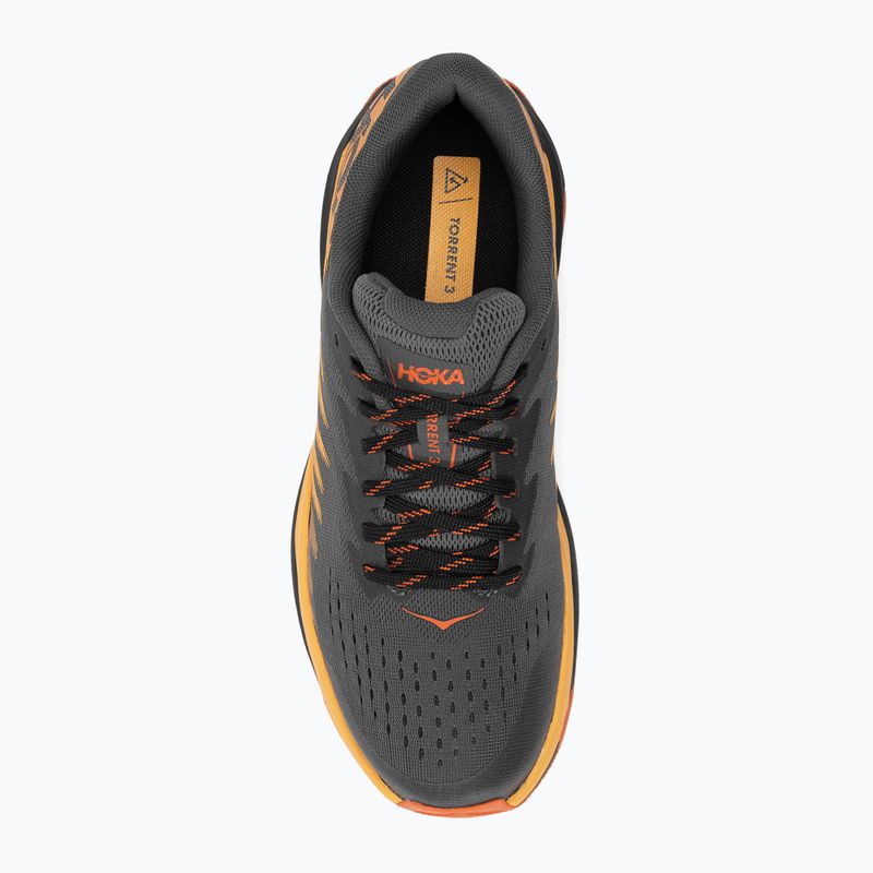Кросівкі для бігу чоловічі HOKA Torrent 3 castlerock/sherbet 5