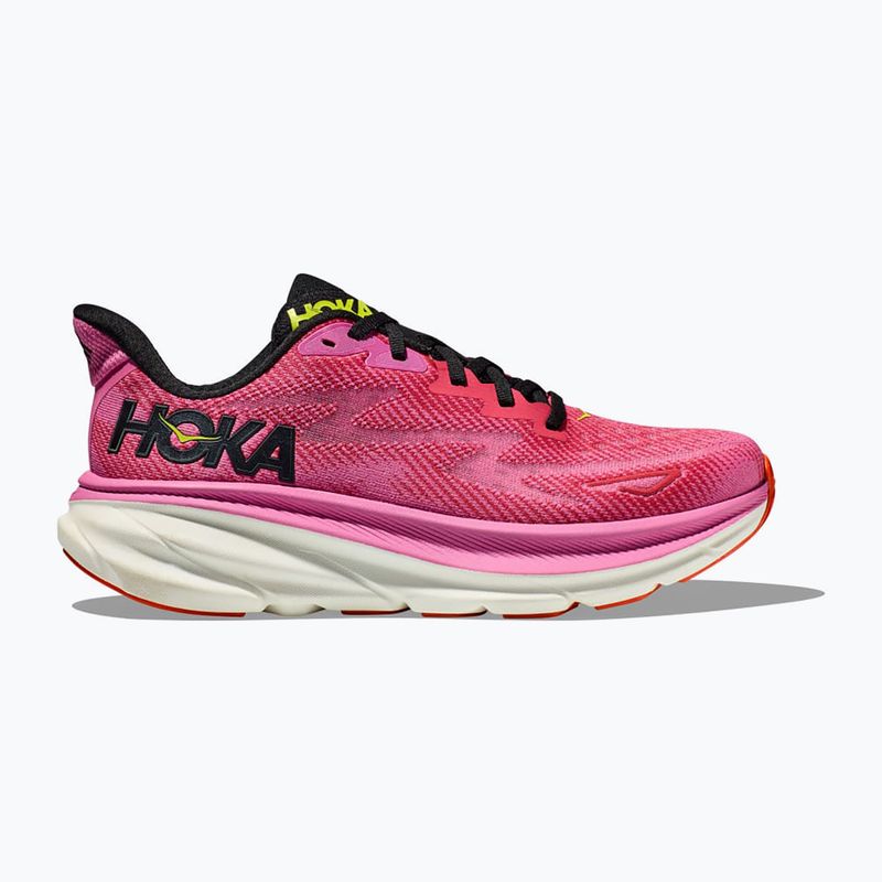 Жіночі бігові кросівки HOKA Clifton 9 малина/полуниця 7