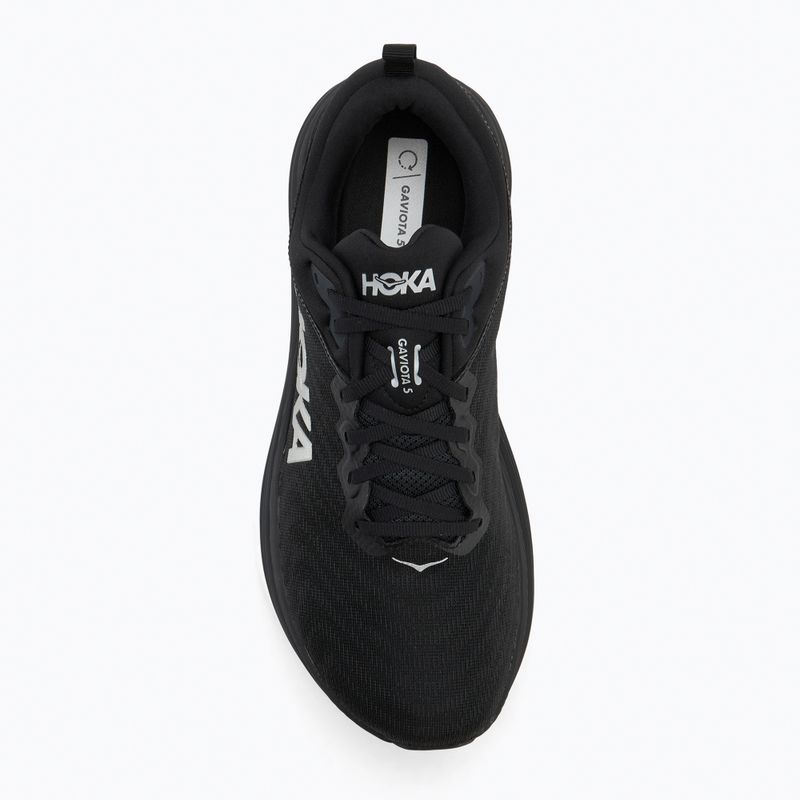 Кросівки для бігу чоловічі HOKA Gaviota 5 black/white 5