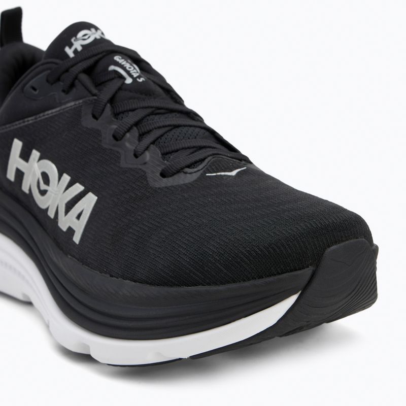 Кросівки для бігу чоловічі HOKA Gaviota 5 black/white 7