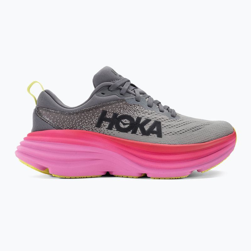 Жіночі бігові кросівки HOKA Bondi 8 castlerock/полуниця 2