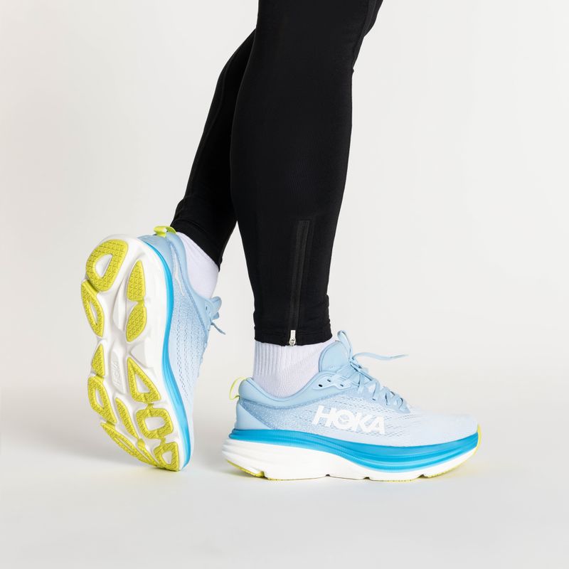 Черевики для бігу чоловічі HOKA Bondi 8 Wide airy blue/diva blue 2