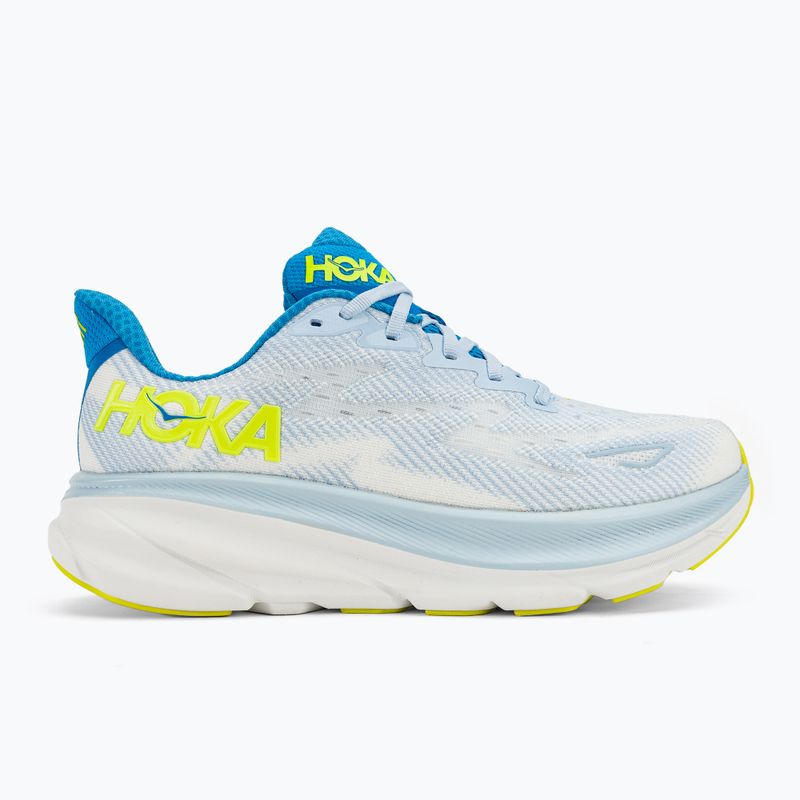 Черевики для бігу чоловічі HOKA Clifton 9 Wide ice water/evening primrose 2