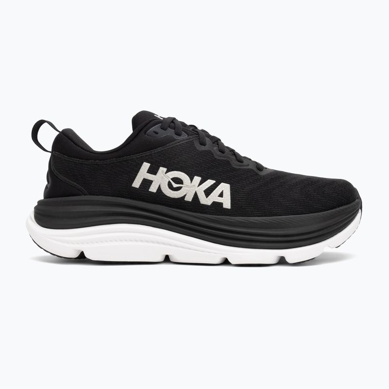Кросівки для бігу чоловічі HOKA Gaviota 5 Wide black/white 2