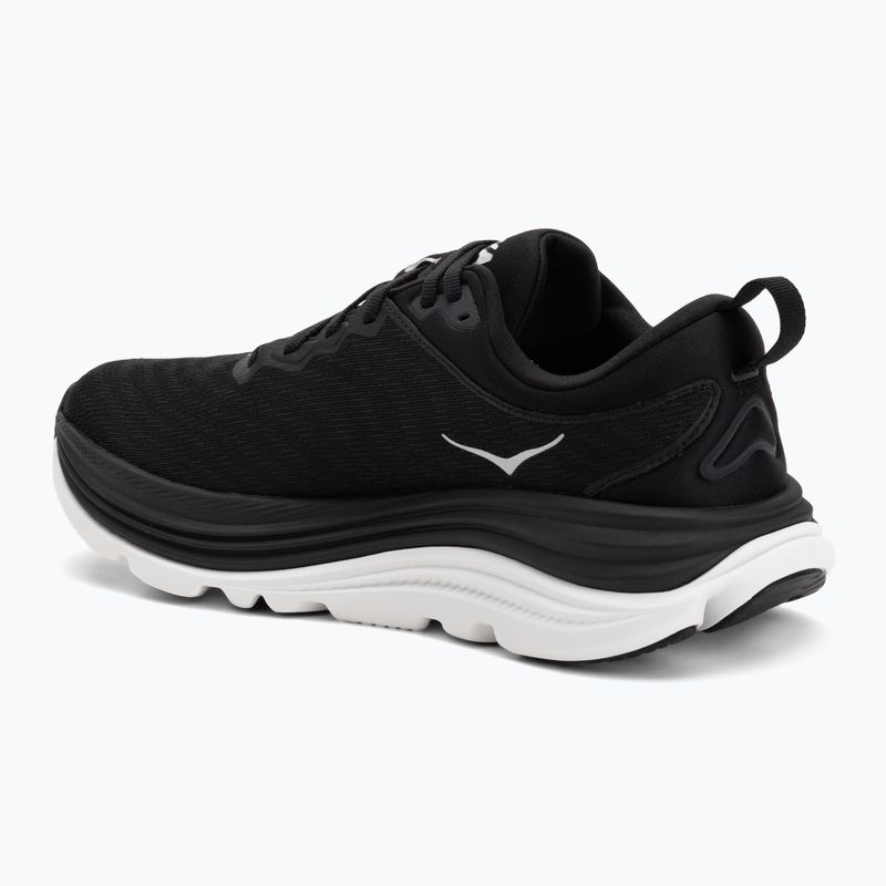 Кросівки для бігу чоловічі HOKA Skyflow Wide black/white 3