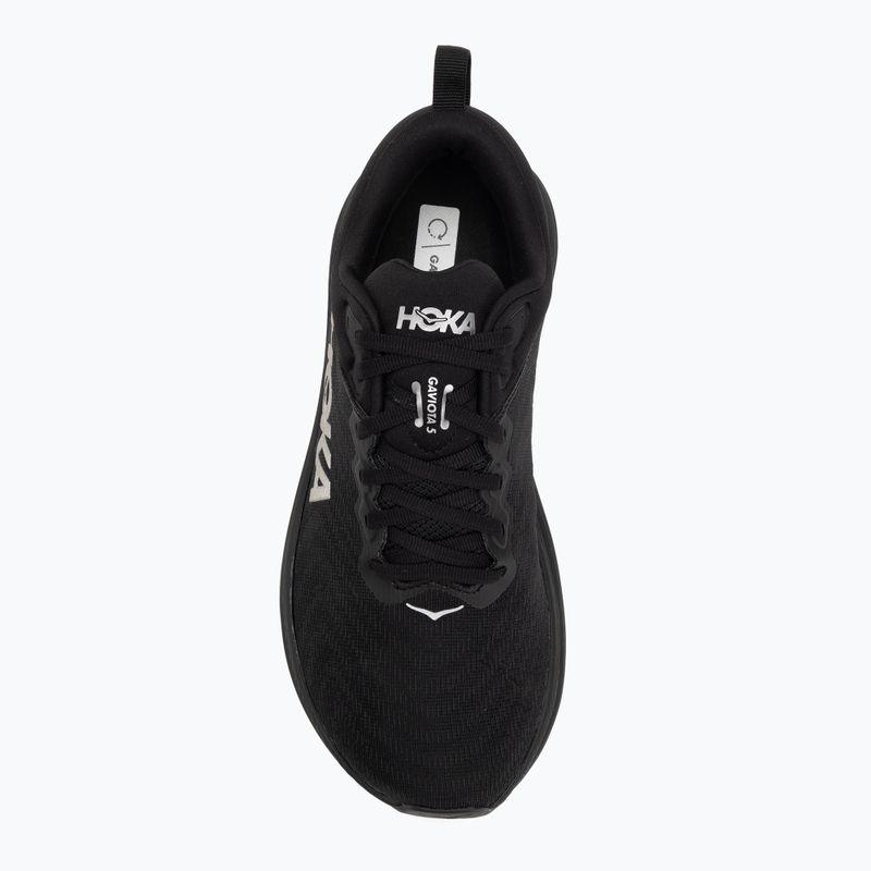 Кросівки для бігу чоловічі HOKA Gaviota 5 Wide black/white 5