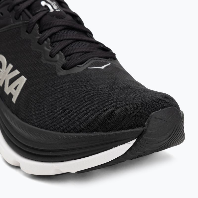 Кросівки для бігу чоловічі HOKA Skyflow Wide black/white 7