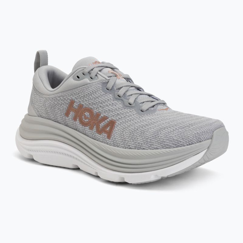 Черевики для бігу жіночі HOKA Gaviota 5 harbor mist/rose gold