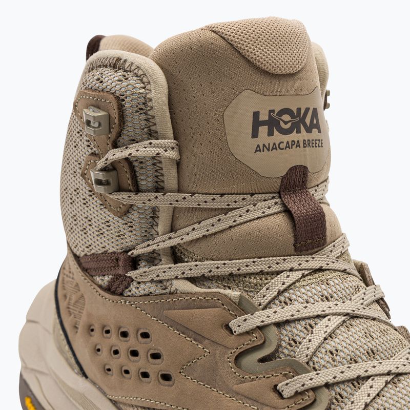 Чоловічі трекінгові черевики HOKA Anacapa Breeze Mid dune/oxford tan 8