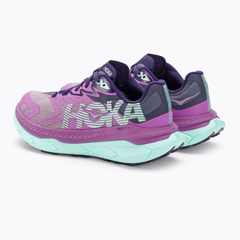 Жіночі бігові кросівки HOKA Tecton X 2 квітка орхідеї/нічне небо 3