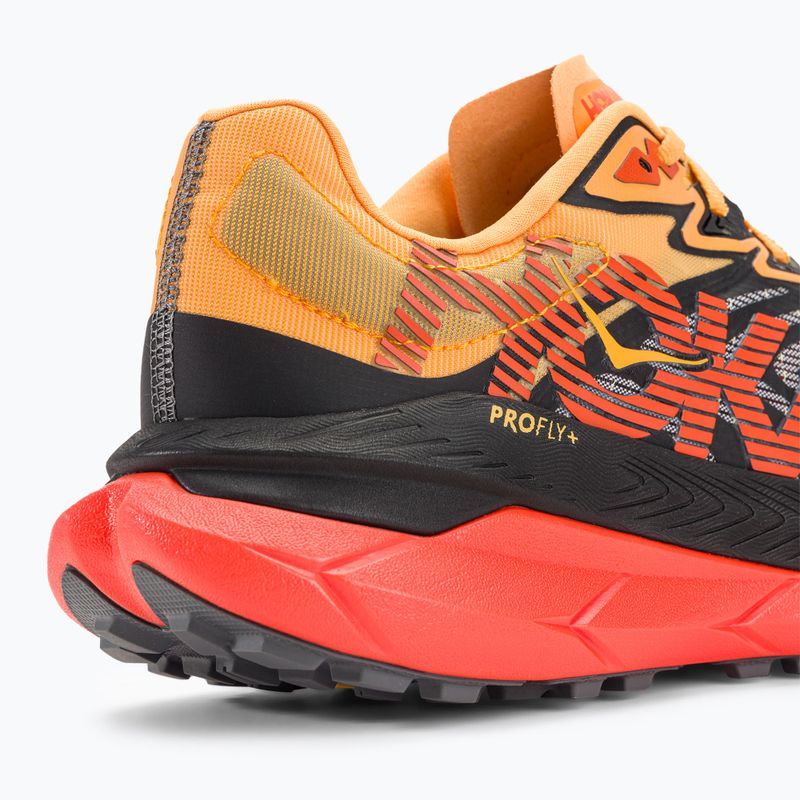 Чоловічі бігові кросівки HOKA Tecton X 2 black/flame 9