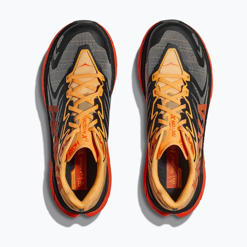 Чоловічі бігові кросівки HOKA Tecton X 2 black/flame 15