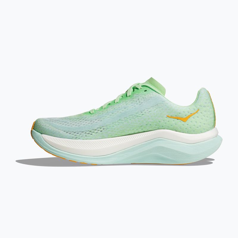 Жіночі бігові кросівки HOKA Mach X lime glow / сонячний океан 13