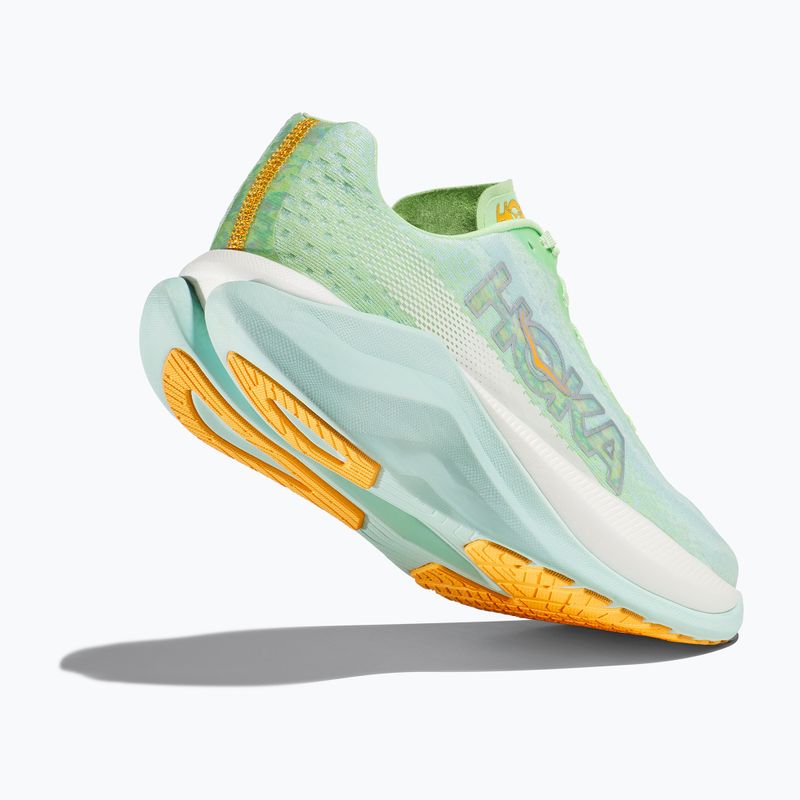 Жіночі бігові кросівки HOKA Mach X lime glow / сонячний океан 18