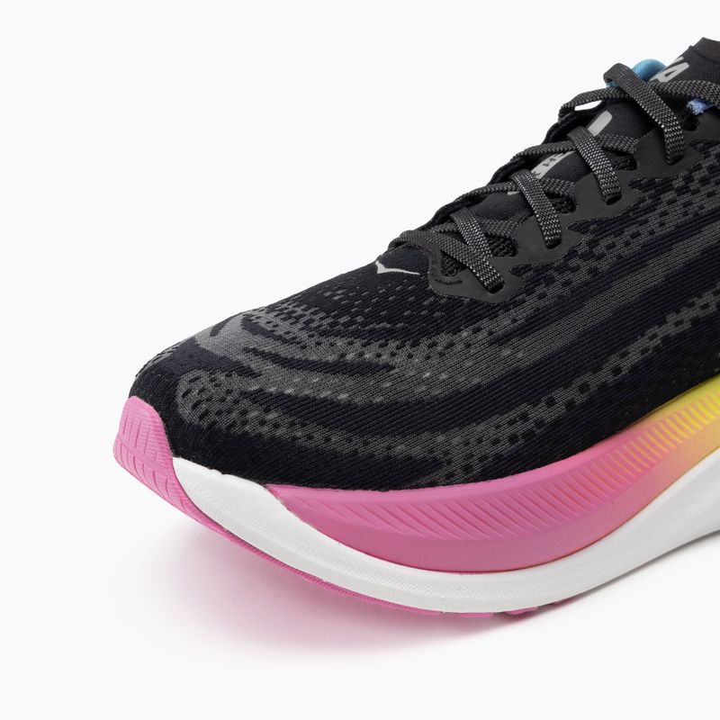 Чоловічі бігові кросівки HOKA Mach X чорний/сріблястий 7