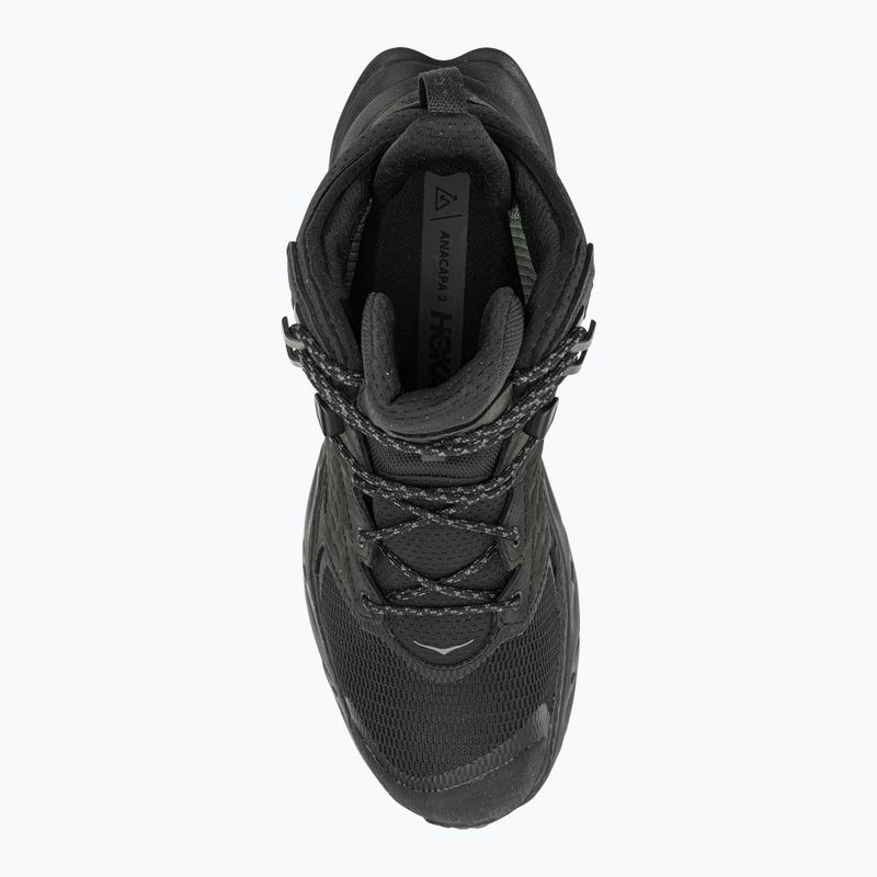 Чоловічі трекінгові черевики HOKA Anacapa 2 Mid GTX black/black 6