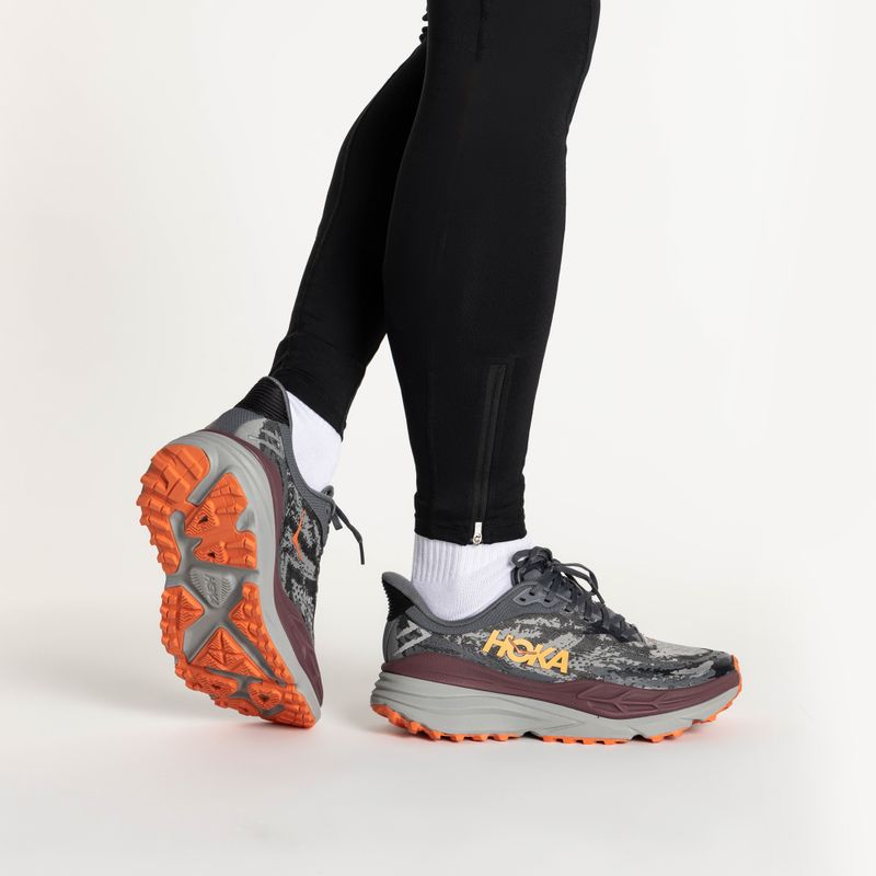 Черевики для бігу чоловічі HOKA Stinson 7 casterlock/cabernet 2