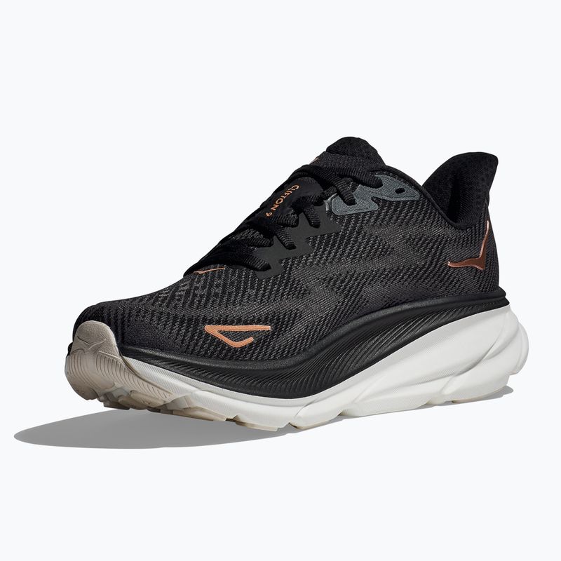 Кросівки для бігу жіночі HOKA Clifton 9 black/rose gold 12