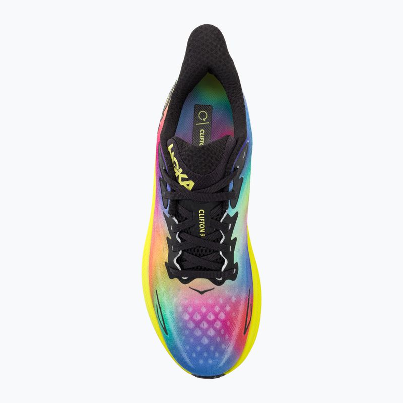 Чоловічі бігові кросівки HOKA Clifton 9 чорний/мulti 6