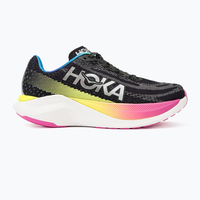 Жіночі бігові кросівки HOKA Mach X чорні/сріблясті 2