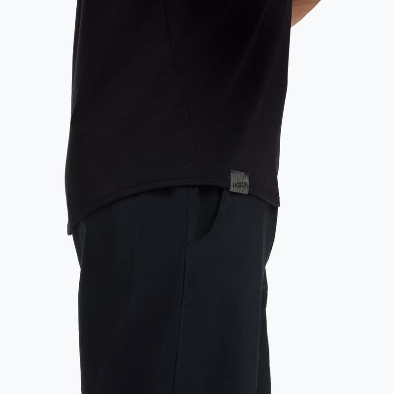 Футболка для бігу чоловіча HOKA Essential Tee black 5