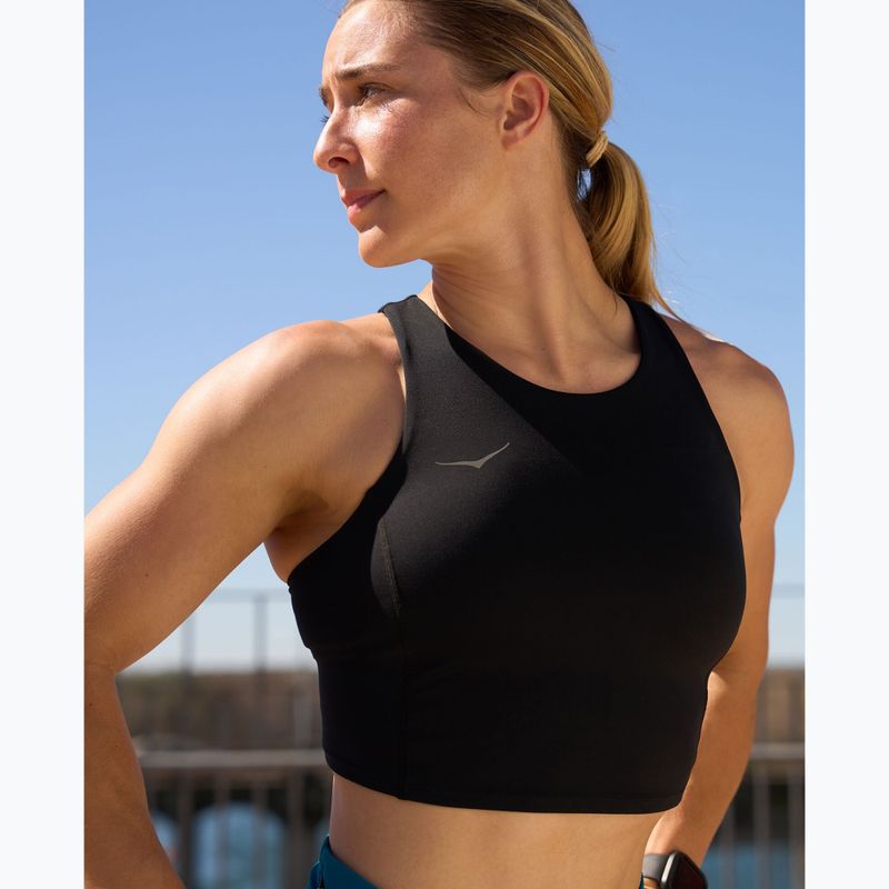 Бюстгальтер для тренувань HOKA Elaro Crop black 5