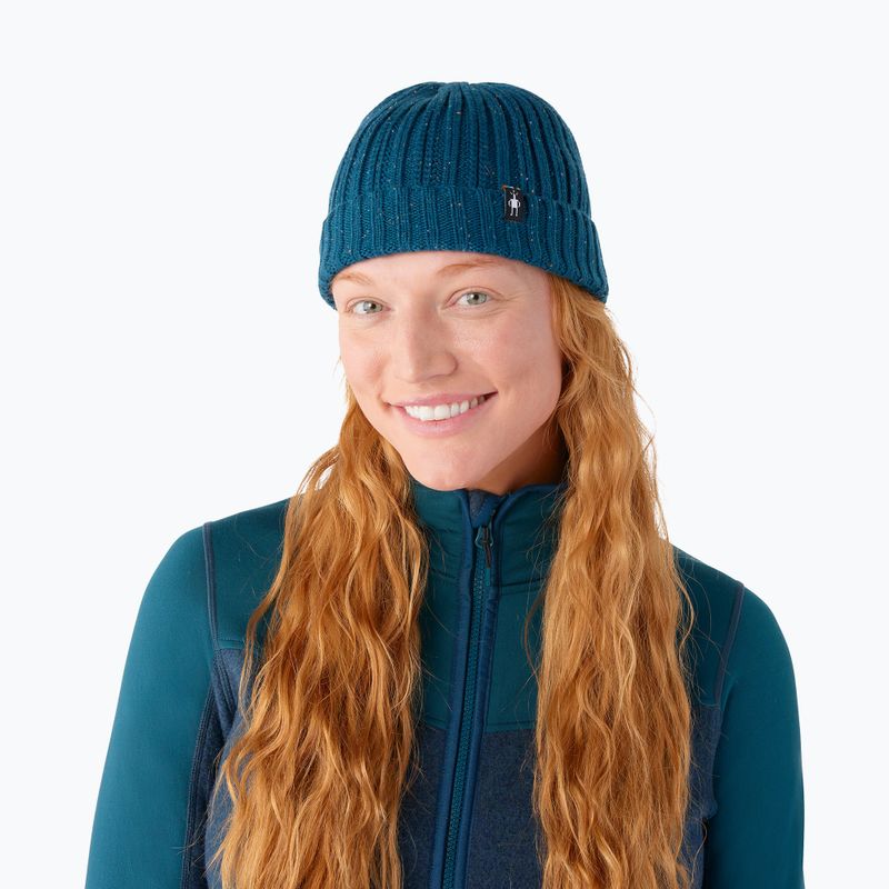 Шапка зимова Smartwool Rib Hat twilight blue donegal 2