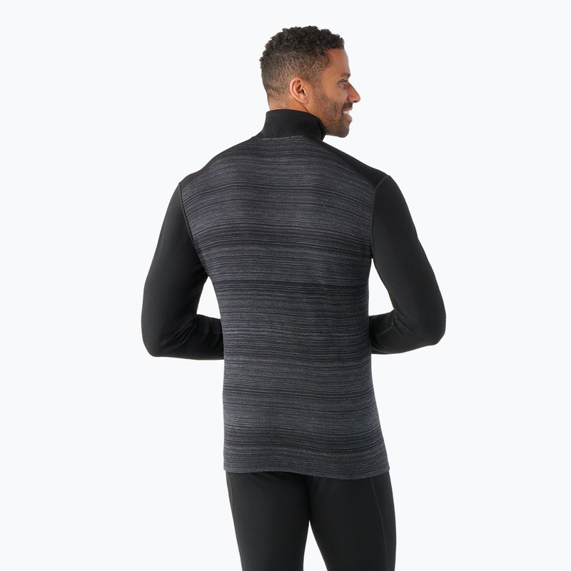 Чоловіча термоактивна кофта Smartwool Merino 250 Baselayer 1/4 Zip Boxed black color shift 2