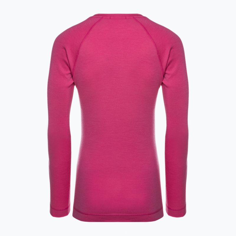 Жіноча термоактивна кофта Smartwool Merino 250 Baselayer Crew Boxed power pink 4