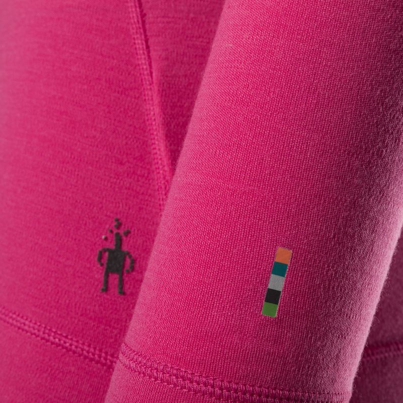 Жіноча термоактивна кофта Smartwool Merino 250 Baselayer Crew Boxed power pink 5
