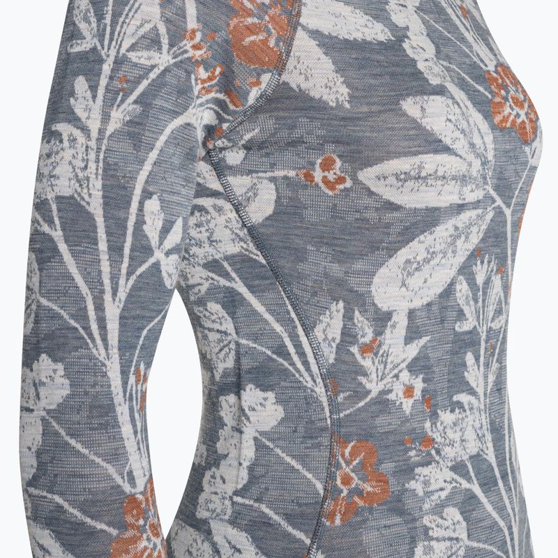 Жіноча термоактивна кофта Smartwool Merino 250 Baselayer Crew Boxed winter sky floral 5