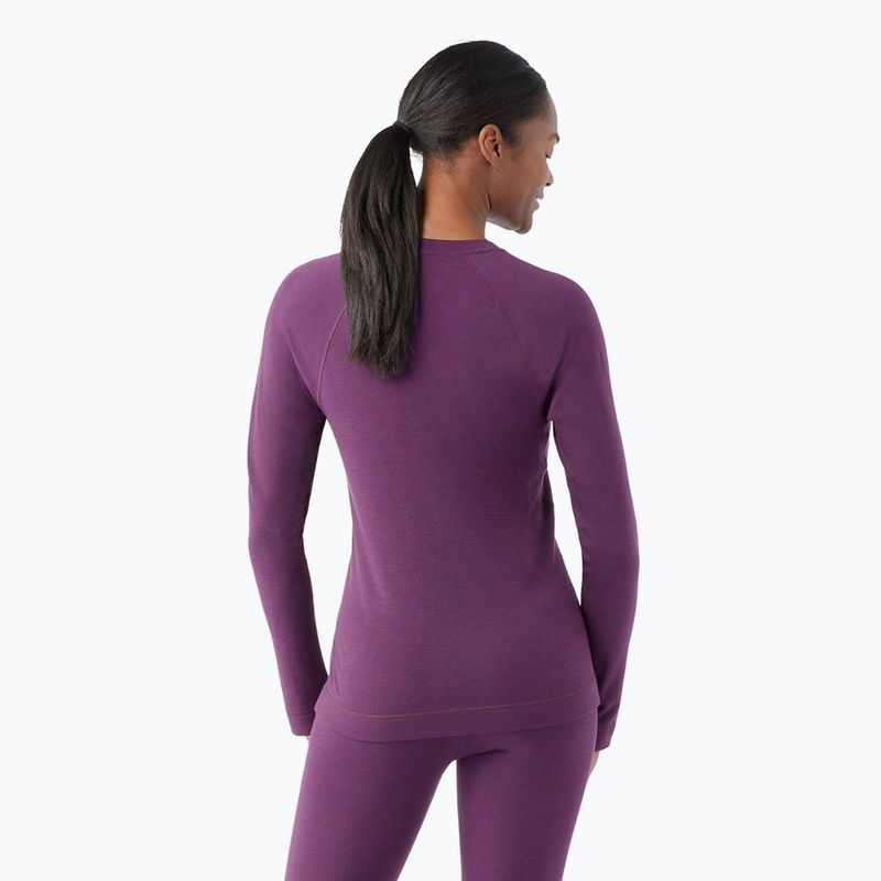Жіноча термоактивна кофта Smartwool Merino 250 Baselayer Crew Boxed purple iris heather 2