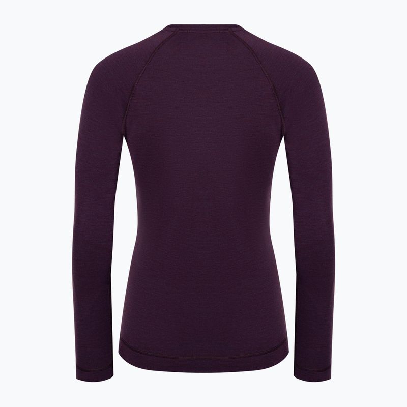 Лонгслів термічний жіночий Smartwool Merino 250 Baselayer Crew Boxed purple iris heather 4