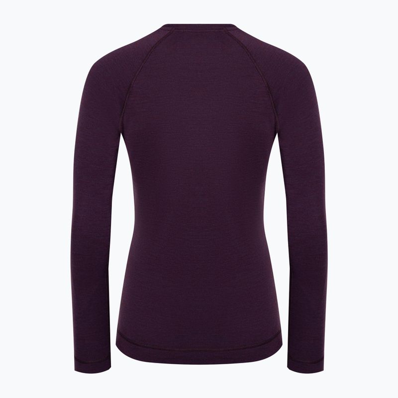 Жіноча термоактивна кофта Smartwool Merino 250 Baselayer Crew Boxed purple iris heather 4