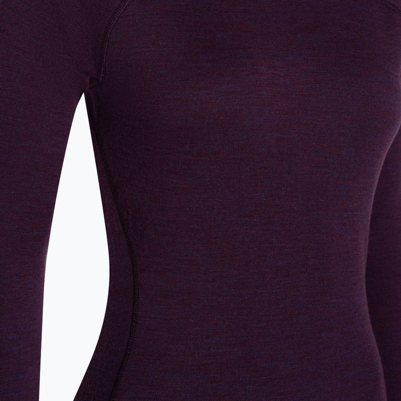 Лонгслів термічний жіночий Smartwool Merino 250 Baselayer Crew Boxed purple iris heather 5