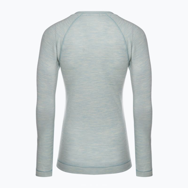 Жіноча термофутболка Smartwool Merino 250 Baselayer Crew Boxed winter sky heather термобілизна 4