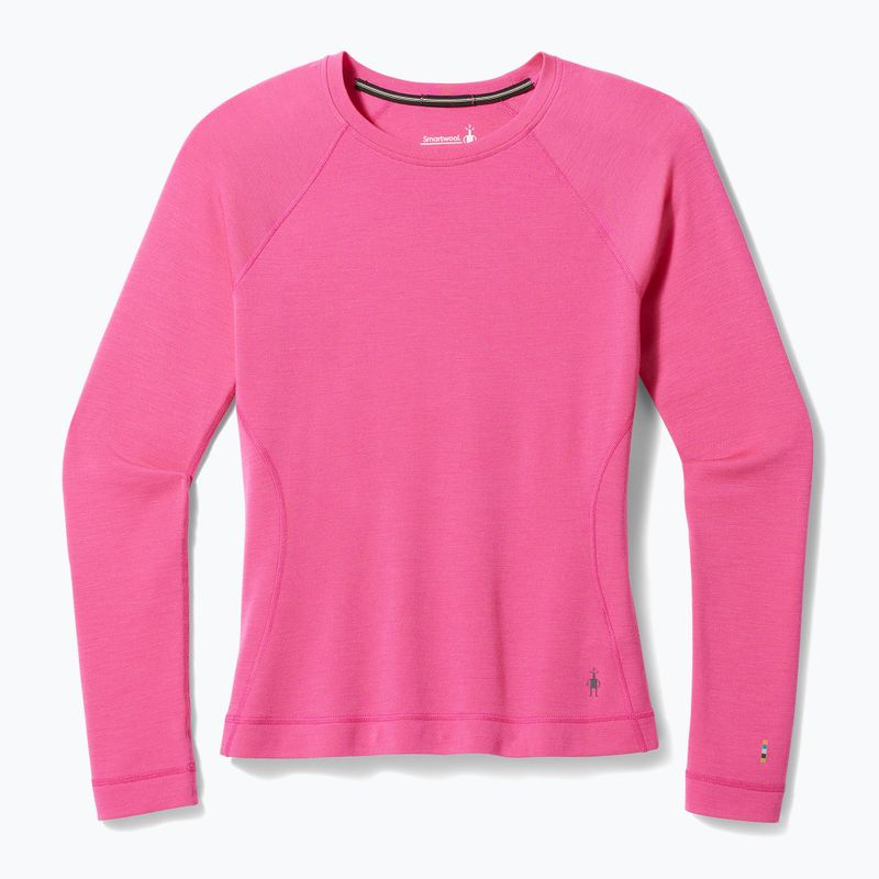Жіноча термоактивна кофта Smartwool Merino 250 Baselayer Crew Boxed power pink 6