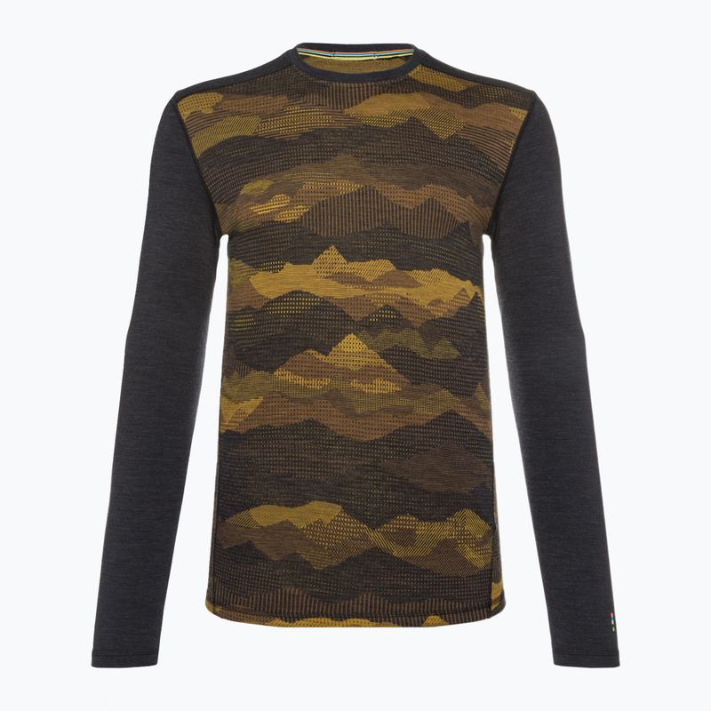Чоловіча термоактивна кофта Smartwool Merino 250 Baselayer Crew Boxed charcoal mtn scape 3