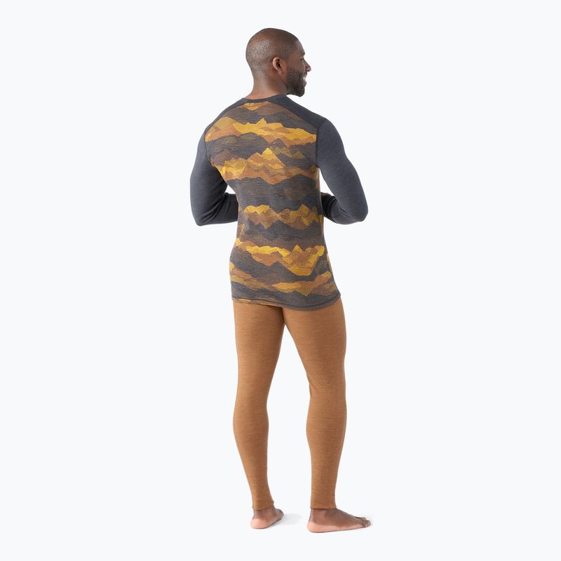 Чоловіча термоактивна кофта Smartwool Merino 250 Baselayer Crew Boxed charcoal mtn scape 2